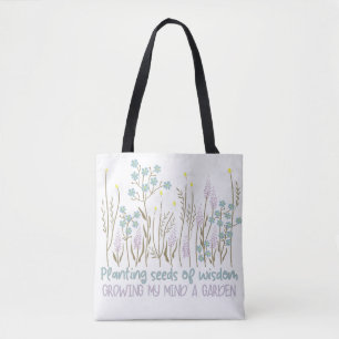 Bolsa Tote Boho Floral Inspiration cita o estilo Boho