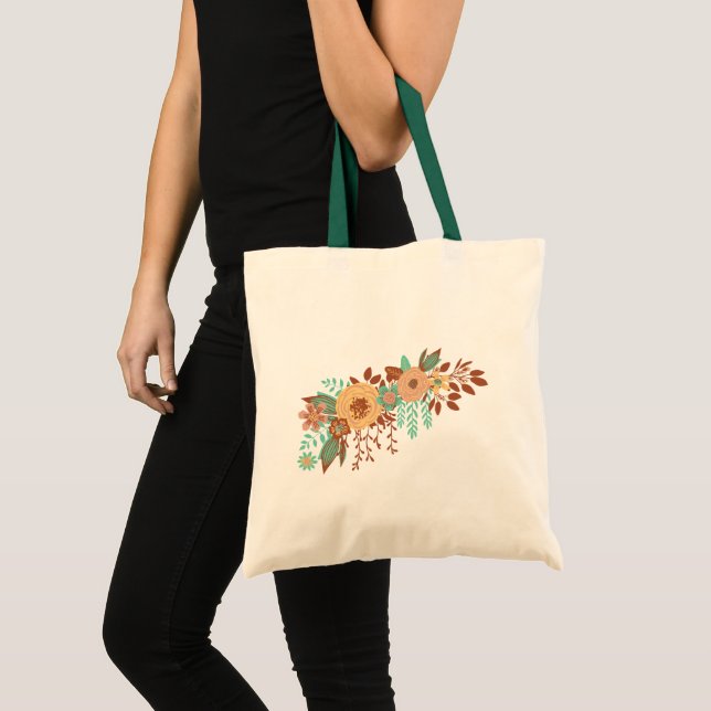 Bolsa Tote Boho Floral Women's (Frente (produto))