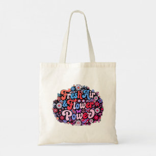 Bolsa Tote Boho Gráficos Florais Poderosas