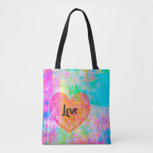 Bolsa Tote Boho Heart Love