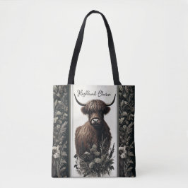 Bolsa Tote Boho Highland Cow