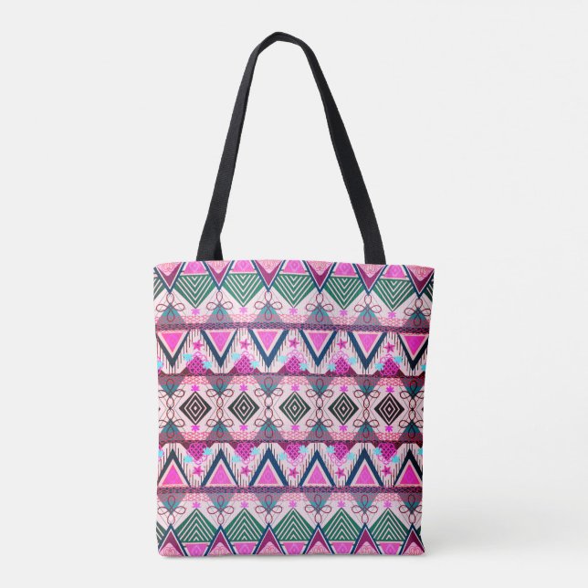 Bolsa Tote Boho Island Tribal (Verso)
