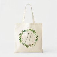 Boho Laurel Wreath Monograma