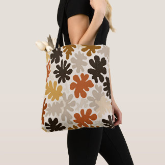 Bolsa Tote Boho Matisse Flower Pattern 
