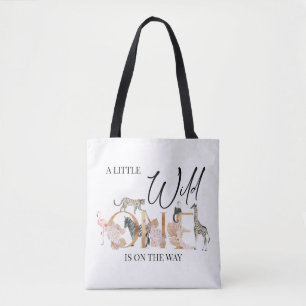 Bolsa Tote Boho Safari Wild One Baby Girl Chá de fraldas