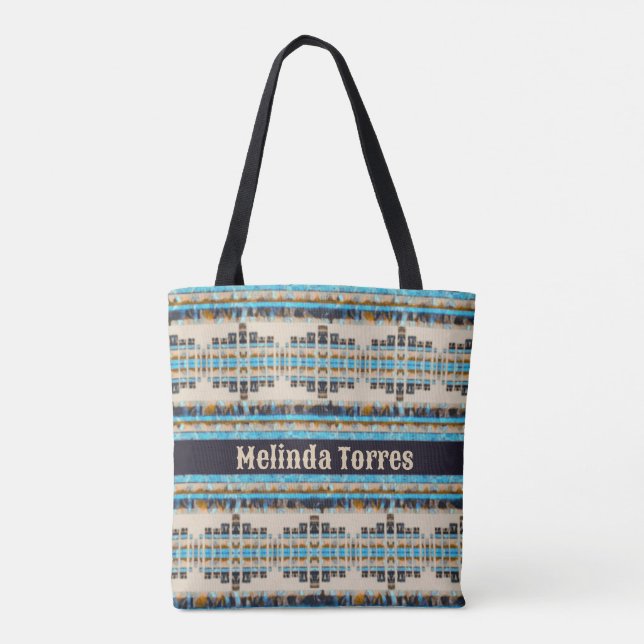 Bolsa Tote Boho Southwest Inspirou (Verso)