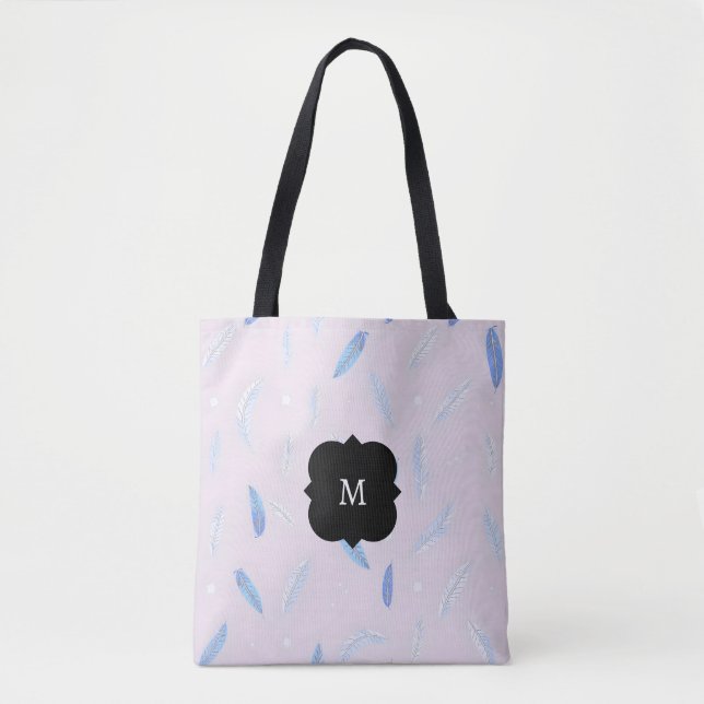 Bolsa Tote Boho Trendy Feathers Luxury Collection (Frente)