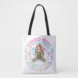 Bolsa Tote Boho Virgo - Alma de um Gypsy, Coração de um Hippi