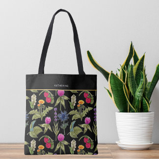Bolsa Tote Boho Wildflowers Cute Trendy Elegant