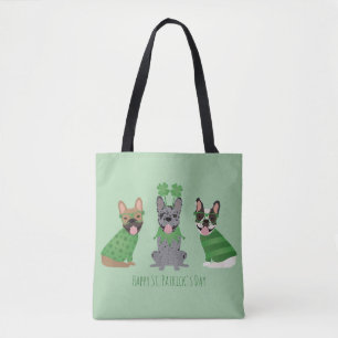 Bolsa Tote Bois Franceses de Dia de São Patrício Feliz