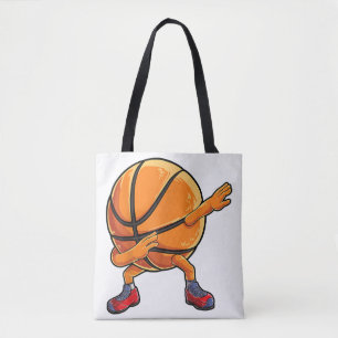 Bolsa Tote Bola de Basquete Brincadeira Homens Engraçados Mul