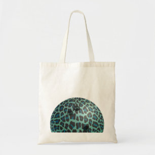 Bolsa Tote Bola de boliche Leopard Teal