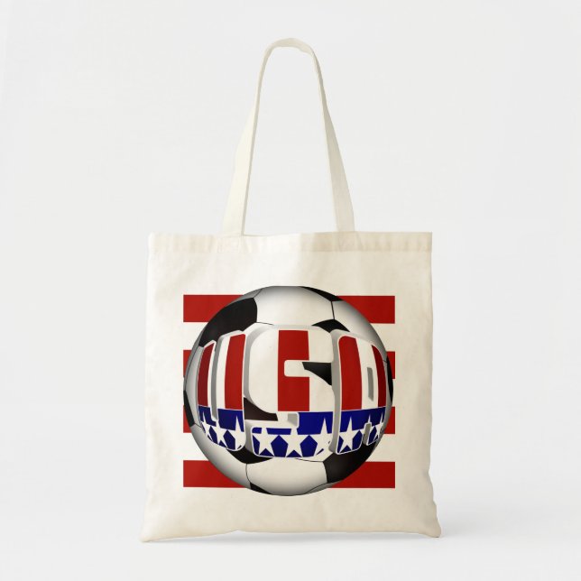 Bolsa Tote Bola de Futebol dos EUA (Frente)