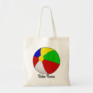 Bolsa Tote Bola de praia colorida