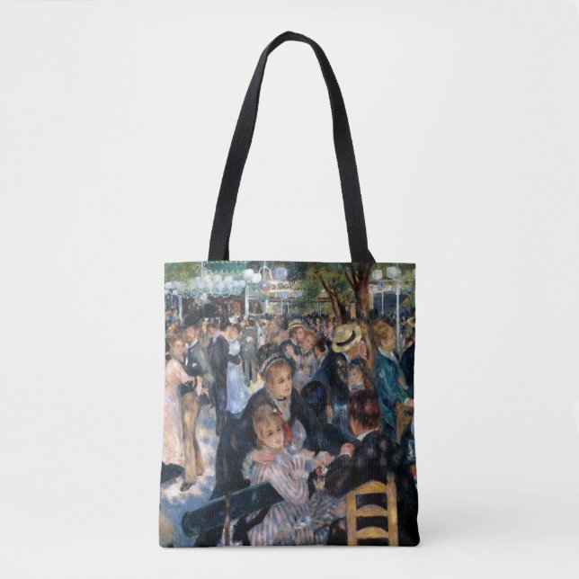 Bolsa Tote Bola no Moulin de la Galette, Auguste Renoir (Frente)