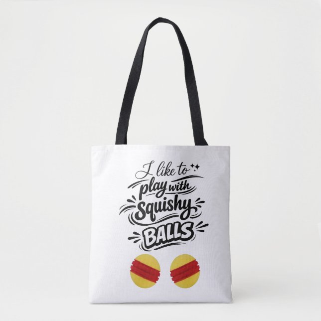 Bolsa Tote Bolas Squishy TypTi (Frente)