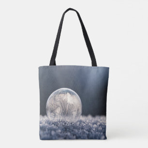 Bolsa Tote Bolha de pinheiro de inverno, tosse congelada