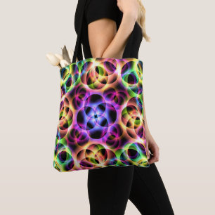 Bolsa Tote Bolhas de Arco-íris Duas