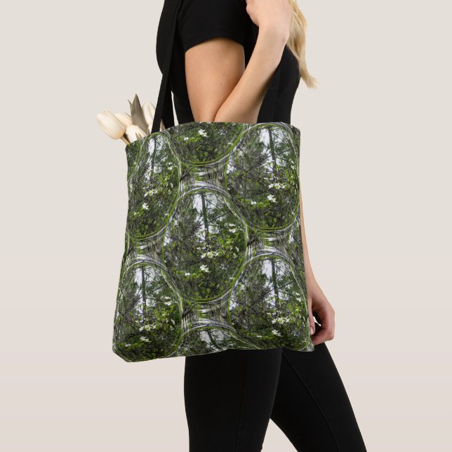 Bolsa Tote Bolhas de Dogwood...... (Close Up)