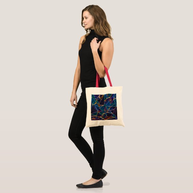 Bolsa Tote Bolhas de Tote Quebradas (Frente (modelo))