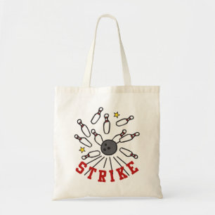 Bolsa Tote Boliches em greve