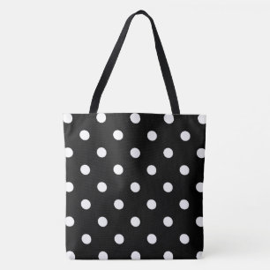 Bolsa Tote Bolinha Preta