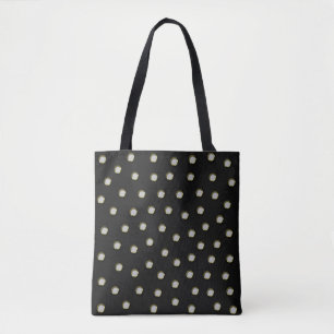 Bolsa Tote bolinhas Metálico Recinto do Tenente Grey