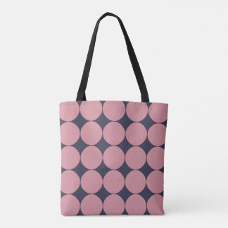 Bolsa Tote Bolinhas rosa Na moda moderna