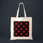 Bolsa Tote Bolinhas vermelhas e pretas<br><div class="desc">Bolinhas vermelhas e pretas</div>