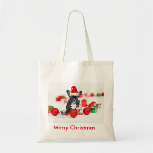 Bolsa Tote Bolinho de Natal Francês Saco 100% Algodão
