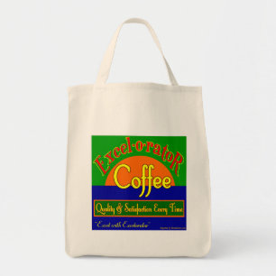 Bolsa Tote Bolinho Retro Cozinha de Café Excelorator