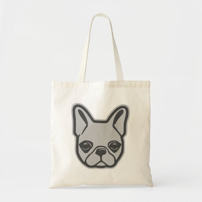 Bolsa Tote Bolldog Tote Bag Francês (Frente)