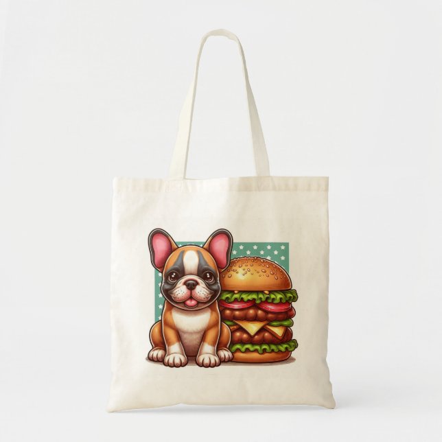 Bolsa Tote Bolldog Tote Bag Francês (Frente)