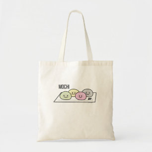 Bolsa Tote Bolo de arroz sorvete Mochi japonês chá verde