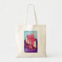 Bolsa Tote Bolo de Framboesa