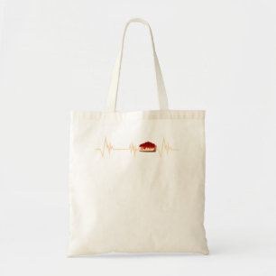 Bolsa Tote Bolo de Queijo Bolo Cardíaco Dessert Day Lover