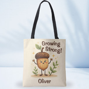 Bolsa Tote Bolota Sorridente Adorável Crescendo Forte
