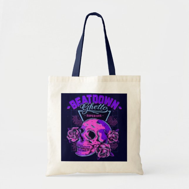 Bolsa Tote "Bolsa do gueto superior do crânio" (Frente)