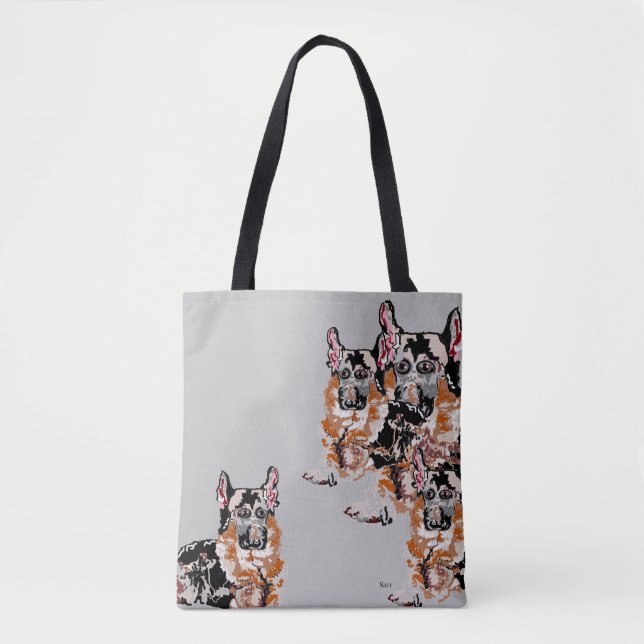 Bolsa Tote Bolsa: German shepherd (Frente)