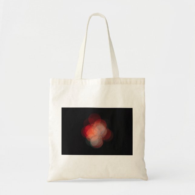 Bolsa Tote Bolso con fotografía de efecto bokeh (Frente)