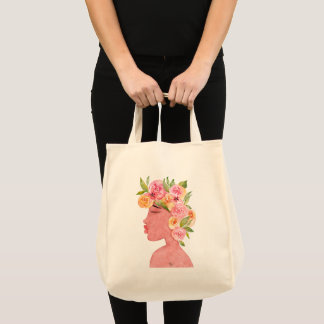 Bolsa Tote Bolso de tela ilustración acuarela