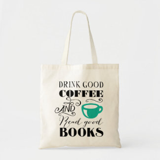 Bolsa Tote Bom café e livros