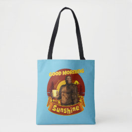 Bolsa Tote Bom Dia Sol Bigfoot Café Humor Arte