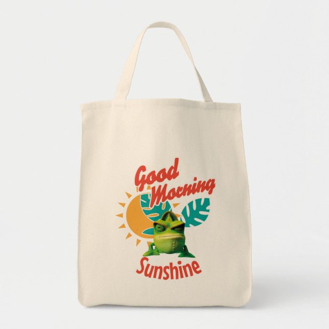 Bolsa Tote Bom Dia Sol Chameleão Divertido (Frente)