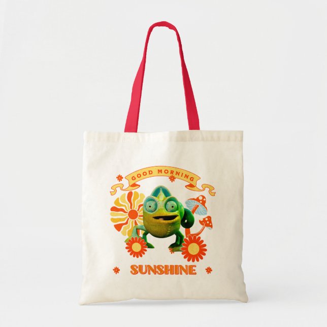 Bolsa Tote Bom Dia Sol Chameleão Divertido (Frente)