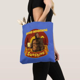 Bolsa Tote Bom dia Sunshine Engraçado Pé Grande
