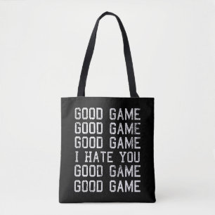 Bolsa Tote Bom Jogo Bom Jogo Eu Odeio Você Engraçado