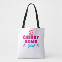 Bolsa Tote bomba cereja