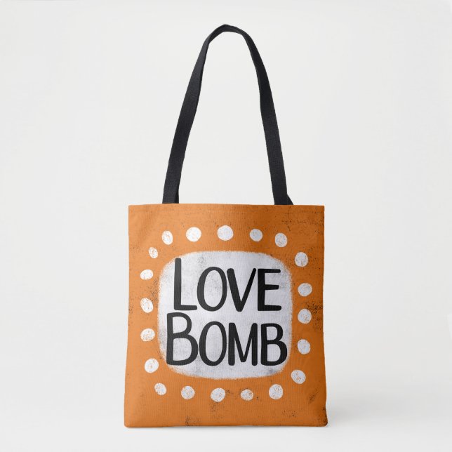 Bolsa Tote Bomba de amor - Saco (Frente)
