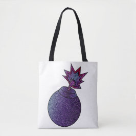 Bolsa Tote Bomba Glitter Galaxy
